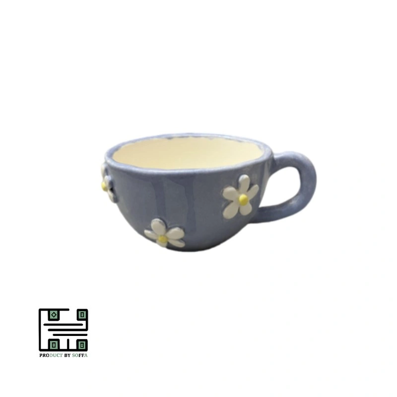 ماگ فانتزی دستساز شکوفه